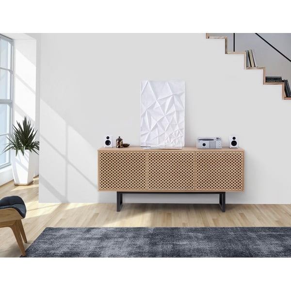 Komoda u dekoru hrasta Woodman Camden Diamond, 175 x 75 cm-image-1