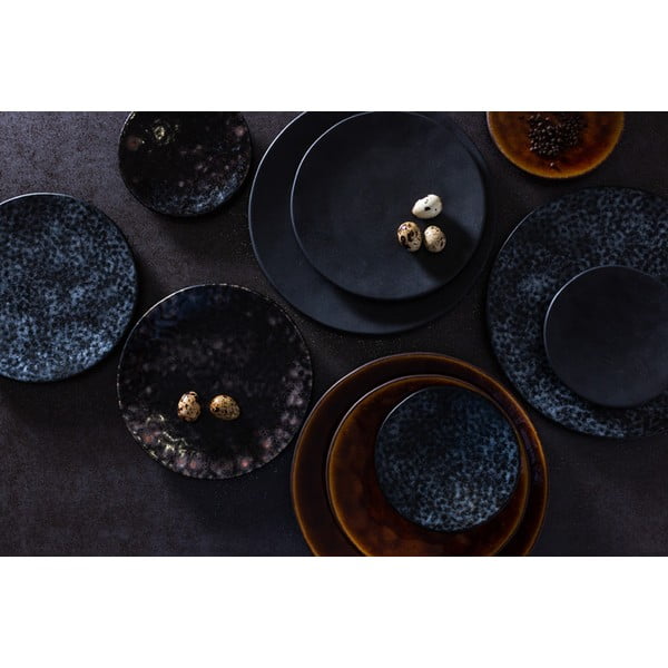 Sivi pladanj od kamenine Costa Nova Roda Ardosia, ⌀ 28 cm-image-2