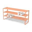 Željezni ormarić za cipele u boji lososa 100x48,5x29 cm Rex – Spinder Design