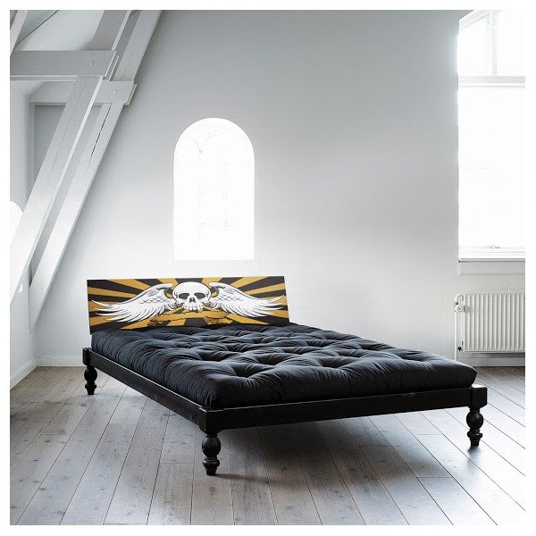 Krevet Karup Rock-o Black / Lubanja