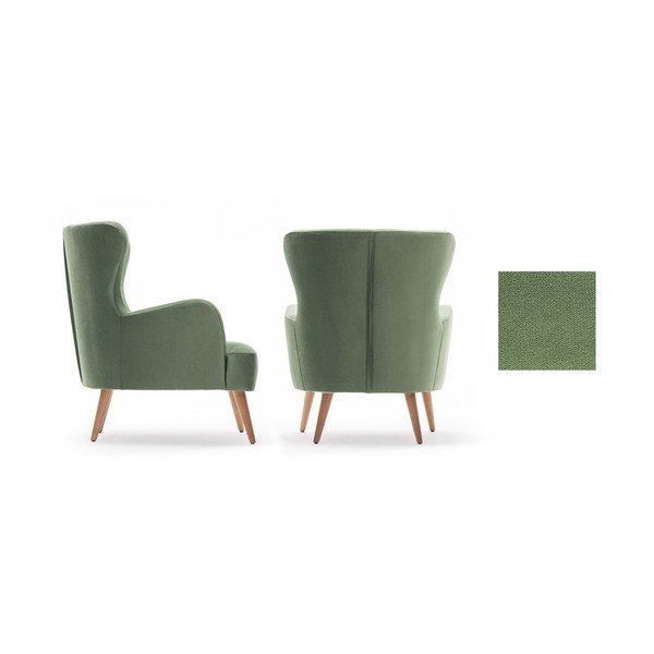 Zelena fotelja Balcab Home Jane-image-2