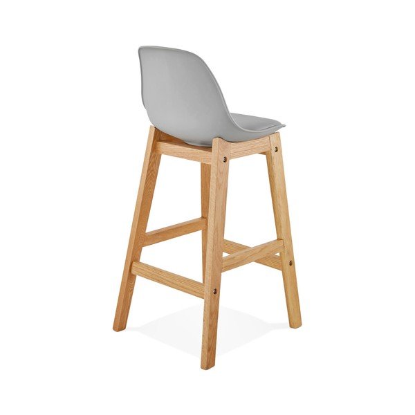 Siva barska stolica Kokoon Elody, visina 86,5 cm-image-1