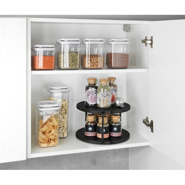 Crni organizator za začine Wenko Lazy Susan-image-1