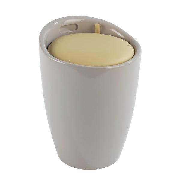 Smeđe-siva plastična košara za rublje 20 l Candy – Wenko-image-1