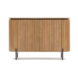 Niska komoda od masivnog manga u prirodnoj boji 120x80 cm Licia – Kave Home
