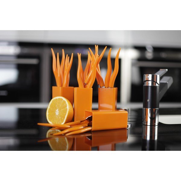 Tullio set pribora za jelo narančasta, 24 kom-image-2