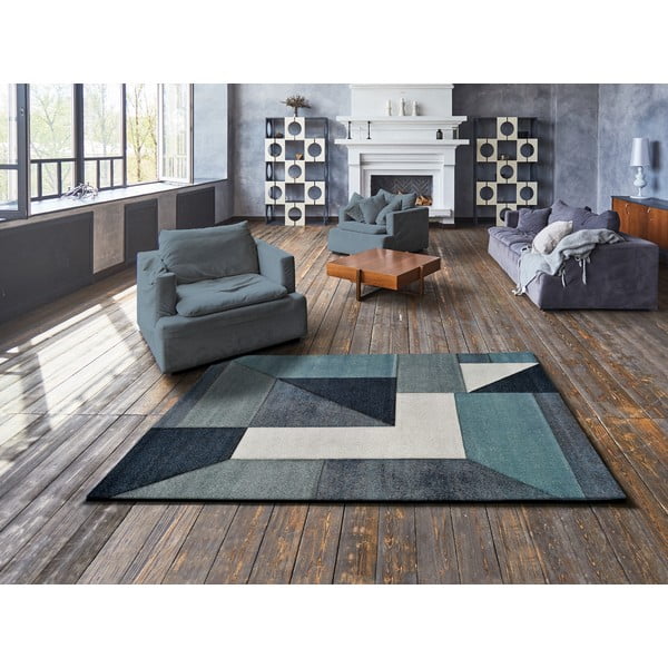 Plavi tepih Universal Mya Geo, 120 x 170 cm-image-1