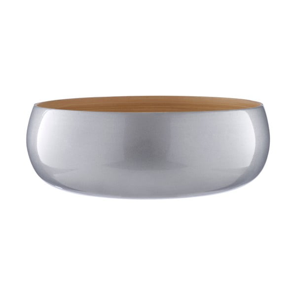 Zdjela od bambusa u srebrnoj boji Premier Housewares, ⌀ 30 cm