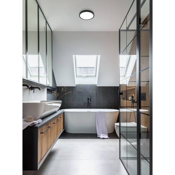 Crna LED stropna svjetiljka FUEVA 5 – EGLO-image-2