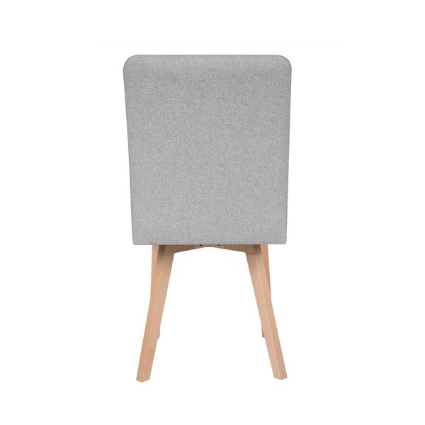 Svijetlo siva stolica za blagovanje Mazzini Sofas Tulip-image-4