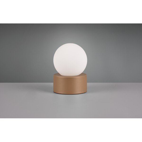 Bijelo-smeđa stolna lampa (visina 17 cm) Countess – Reality-image-3