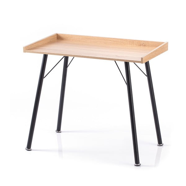 Radni stol s pločom stola u dekoru hrasta 50x90 cm Fey – Homede