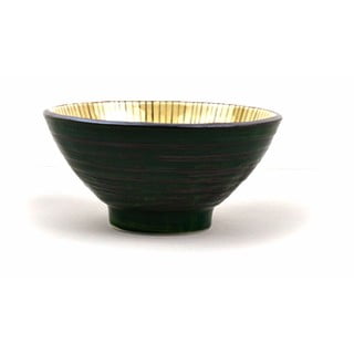 Zeleno-žuta keramička zdjela MIJ, ø 16 cm