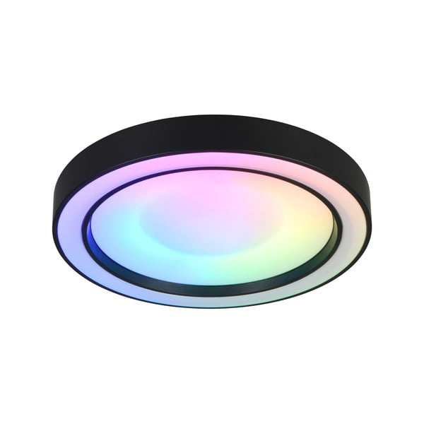 Crno-bijela LED stropna svjetiljka ø 40 cm Arco – Reality-image-2