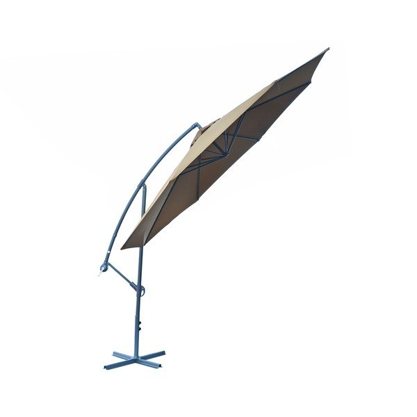 Smeđi suncobran ø 350 cm - Rojaplast-image-2