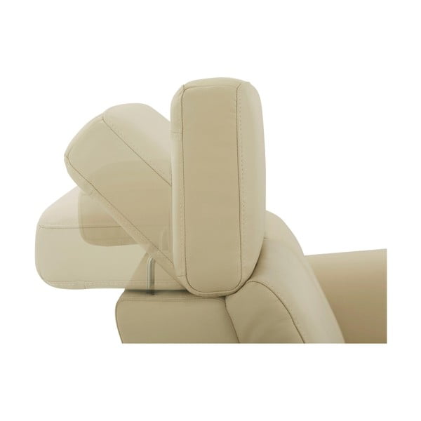 Bijela sofa od imitacije kože 158 cm Capena – Støraa-image-4