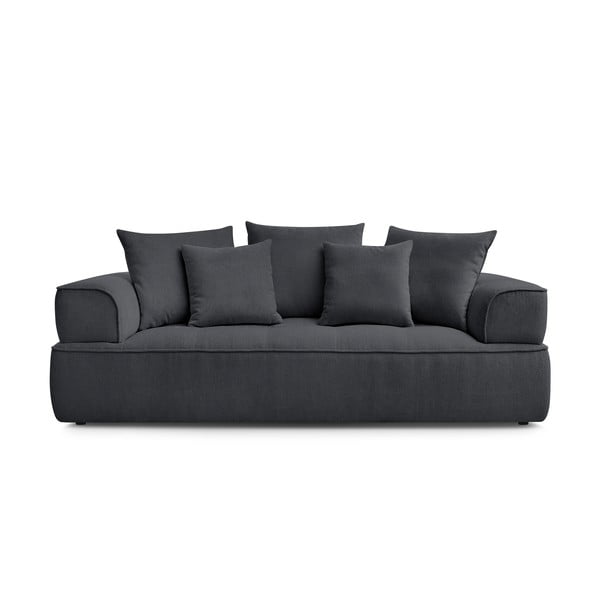 Tamno siva sofa od šenila 237 cm Whesley – Bobochic Paris