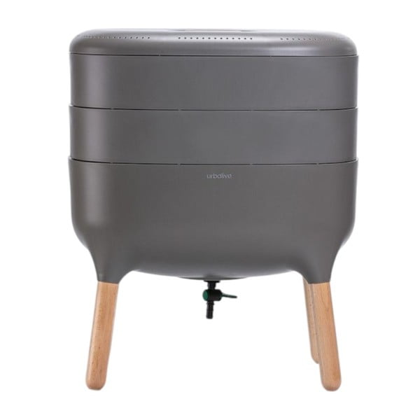 Sivi komposter 21,7 l Urbalive – Plastia