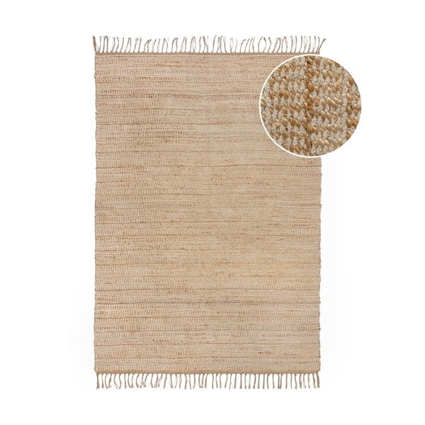 Tepih u prirodnoj boji 200x290 cm Levi - Flair Rugs
