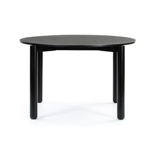 Crni okrugli blagovaonski stol Teulat Atlas, ø 120 cm