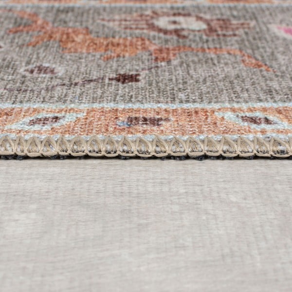 Svijetlo zeleni periv tepih 115x170 cm Una Floral – Flair Rugs-image-4