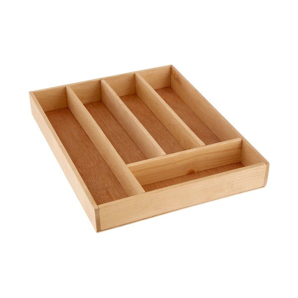 Drveni organizator pribora u prirodnoj boji 30 x 38 cm – Premier Housewares-image-2
