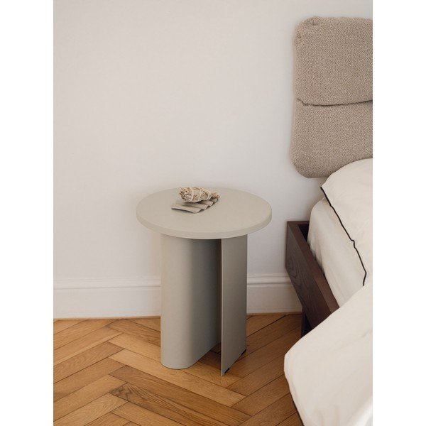 Metalni okrugao pomoćni stol ø 35 cm Sato – noo.ma-image-1