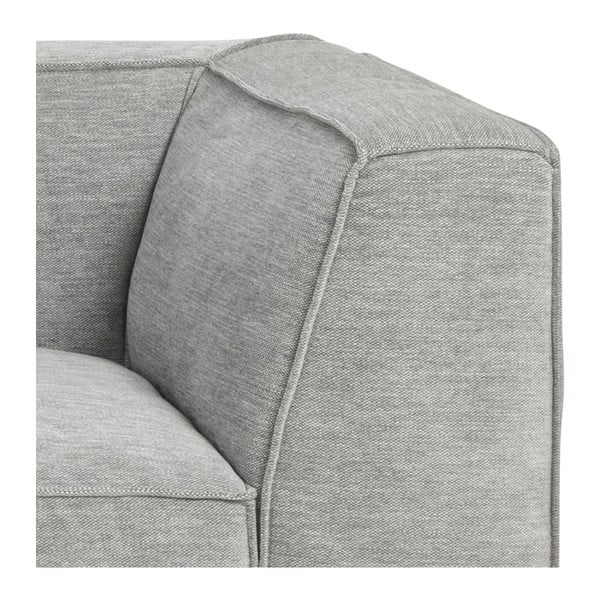 Svijetlosiva modularna kutna garnitura Bonami Selection Fairfield, lijevi kut, 266 cm-image-1