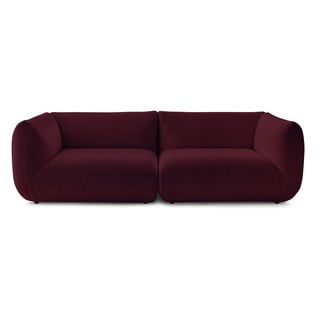 Bordo samt sofa 260 cm Lecomte - Bobochic Paris