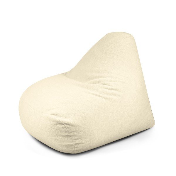 Krem vreća za sjedenje od bouclé tkanine Snug 100 – SLOWDOWN
