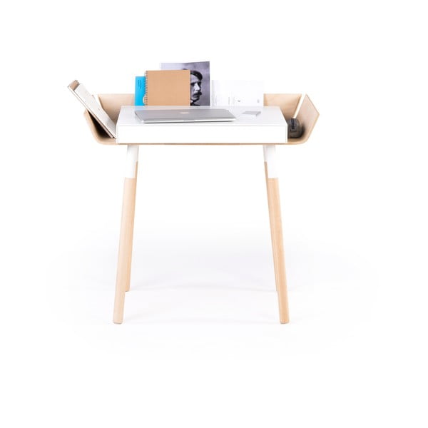 Bijeli stol s 1 ladicom EMKO My Writing Desk-image-2