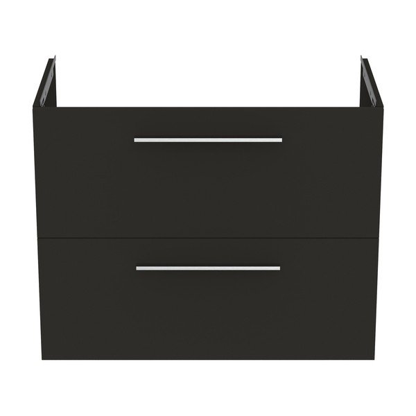 Antracitno sivi zidni ormarić za ispod umivaonika 80x63 cm i.Life A – Ideal Standard