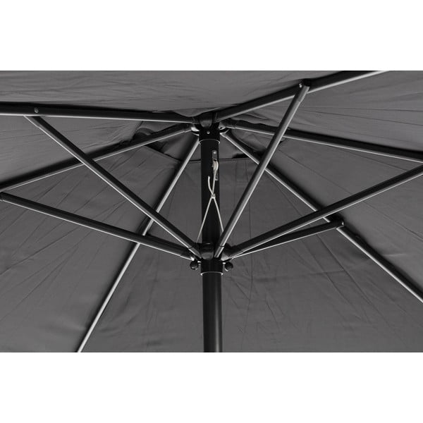Crni suncobran ø 300 cm Happy Sun – Bonami Essentials-image-1