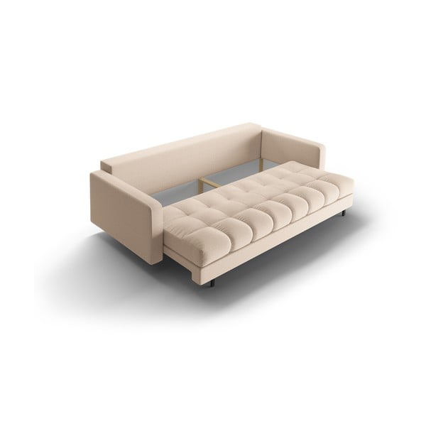 Bež sklopiva/s prostorom za odlaganje sofa 222 cm Bali – Cosmopolitan Design-image-4