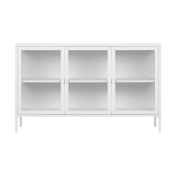 Bijela metalna vitrina 140x85 cm Brisbane – House Nordic