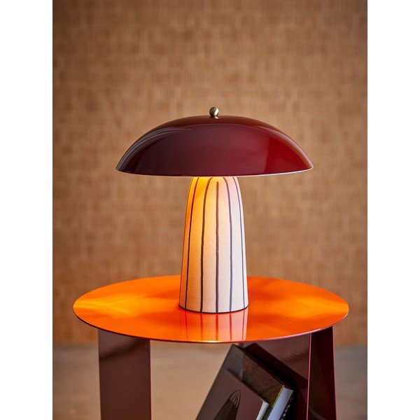 Stolna lampa keramička s metalnim sjenilom (visina 32 cm) Arvid – Bloomingville-image-1