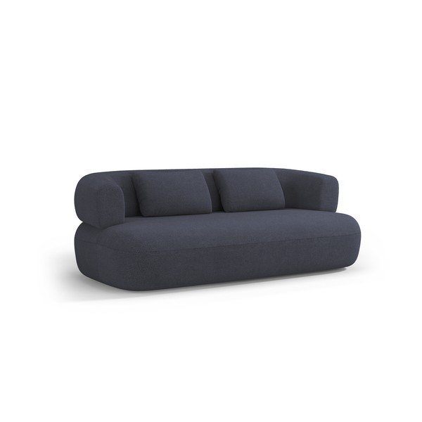 Tamno plava sofa od bouclé tkanine 178 cm Jenny – Micadoni 