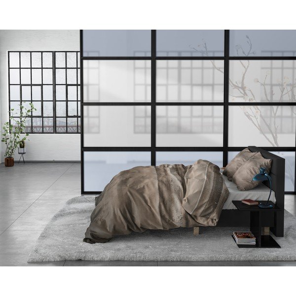 Smeđa flanel posteljina Sleeptime Marcus Taupe, 140 x 220 cm-image-4