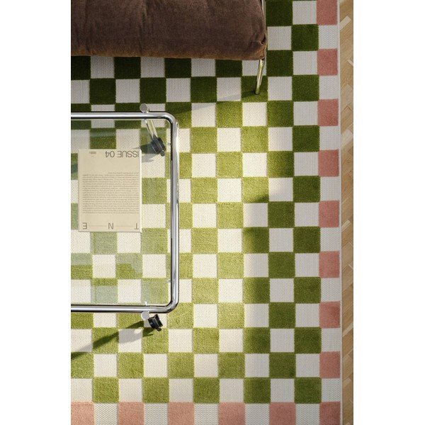 Zeleni/ružičasti unutarnji i vanjski tepih 200x290 cm Enja – Jotex-image-1