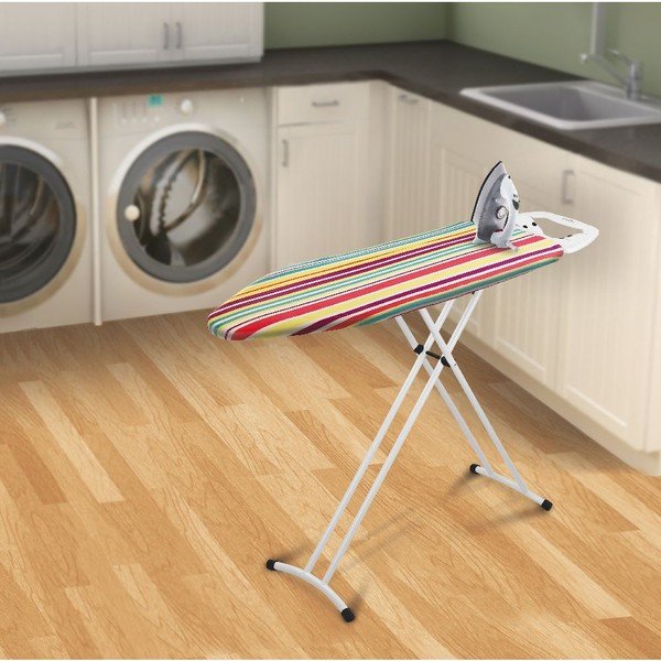 Domopak Stripes daska za glačanje s crnim protukliznim nogama-image-1