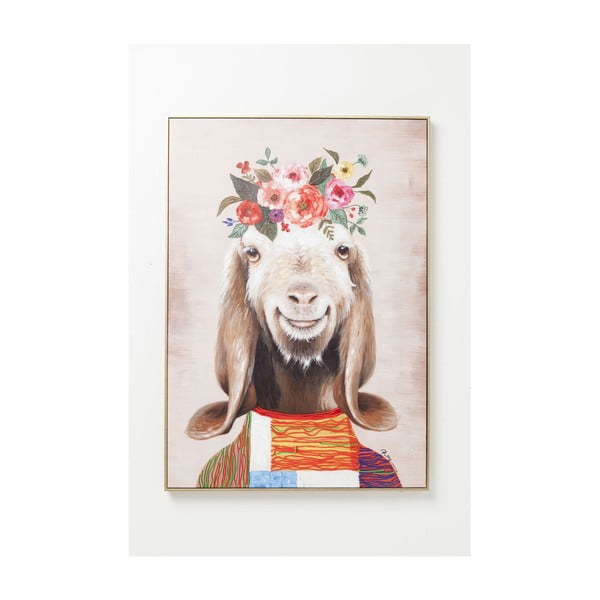 Zidna slika Kare Design Cvijeće Koza, 102 x 72 cm