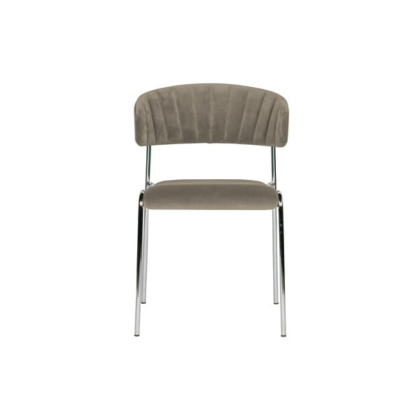 Set od 2 sive blagovaonske stolice BePureHome Twitch Velvet