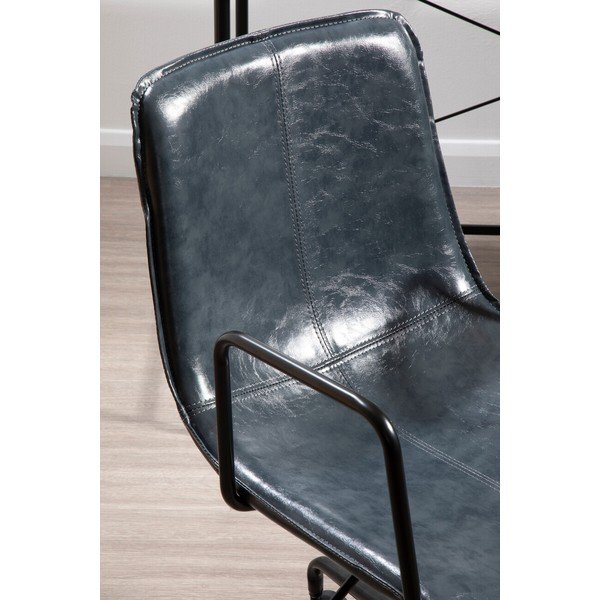 Tamno siva uredska stolica od umjetne kože Branson – Premier Housewares-image-4