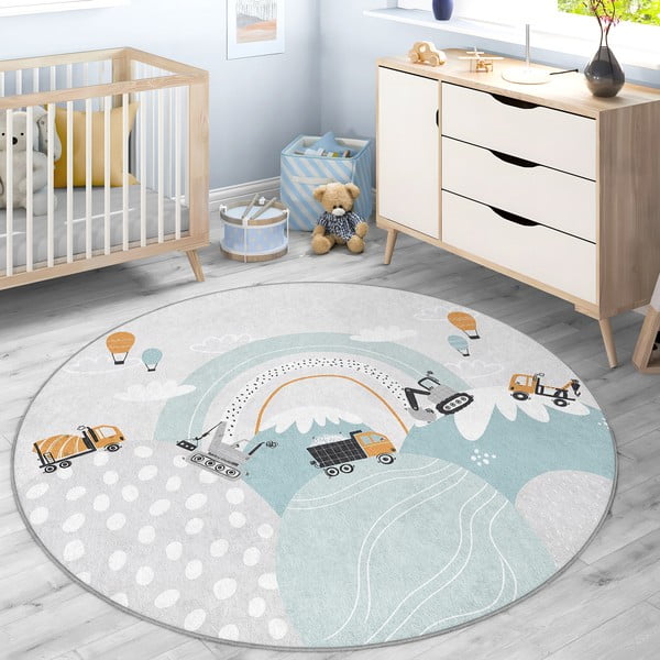 Periv dječji tepih ø120 cm Snowy Hills – Mila Home-image-1