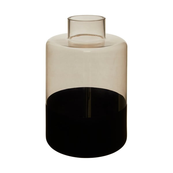 Staklena vaza s crnim detaljima Premier Houseware Cova, visina 32 cm