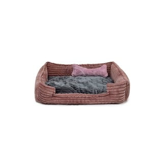 Krevet od ružičastog pliša Nest - Lydia&Co