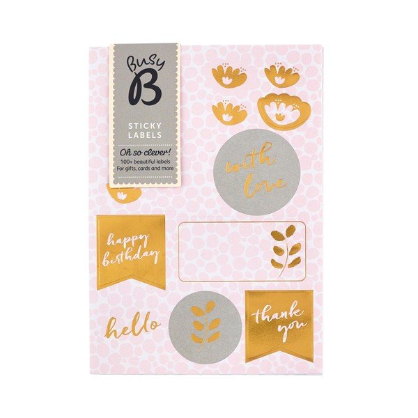 Set naljepnica Busy B Pinky Labels