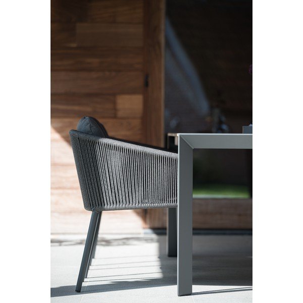 Crna metalna vrtna stolica Omer – Diphano-image-1