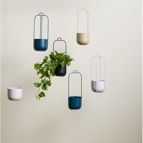 Metalne viseće i zidne navlake za tegle u kompletu 2 kom ø 16 cm Lotus – Hübsch-image-2