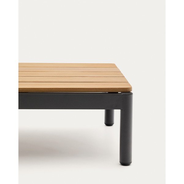 Vrtni stolić za kavu od masivne tikovine 57x91 cm Sorells – Kave Home-image-4